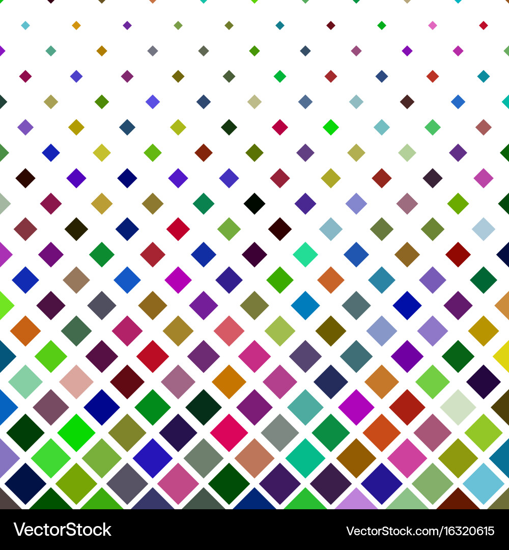 Colorful square pattern background - from vector image