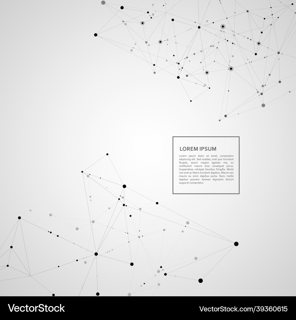 Connect polygonal network background lines Connect polygonal network background lines vector image