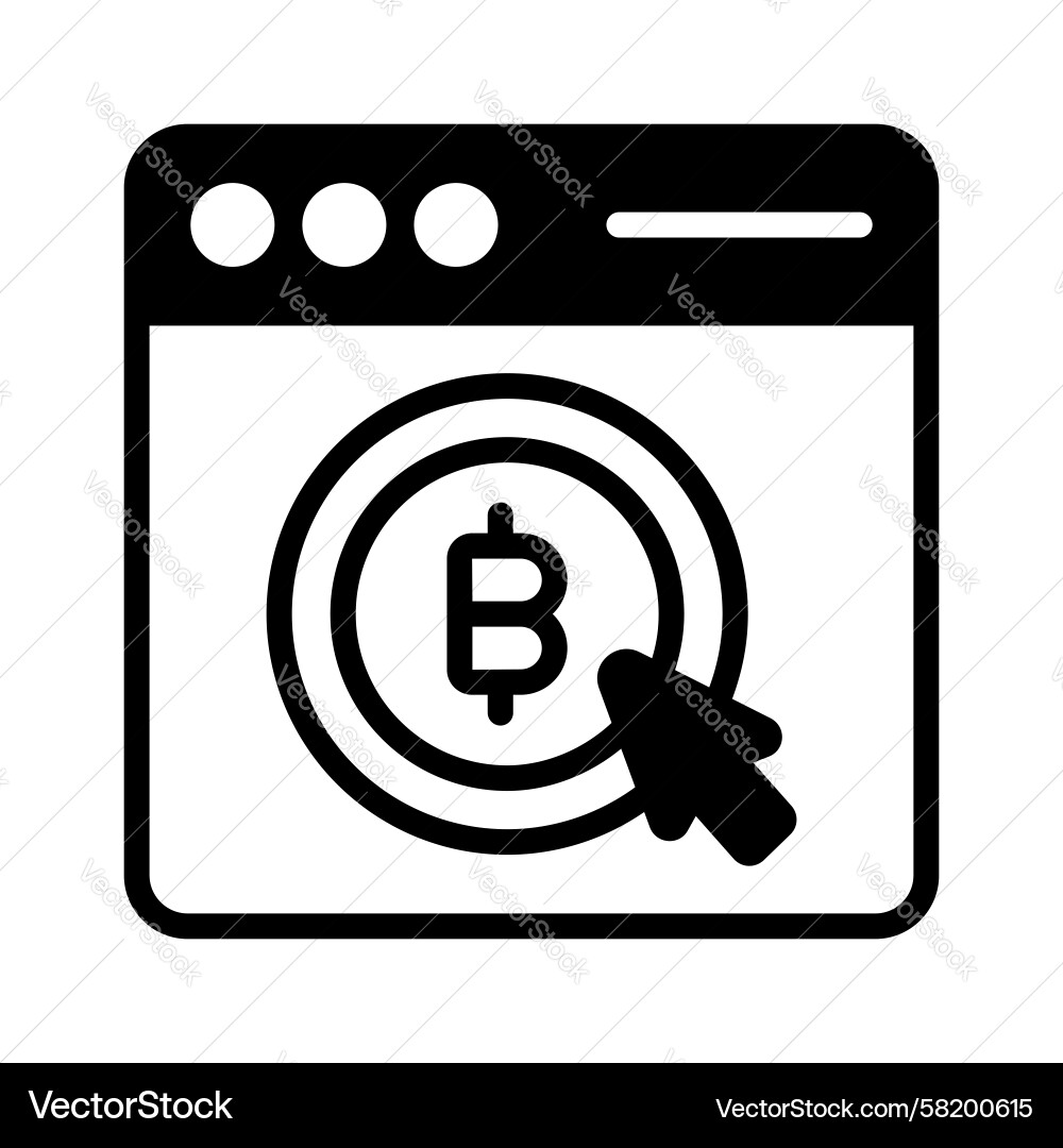 Crypto Exchange Homepage – Royalty-Free Vector | VectorStock