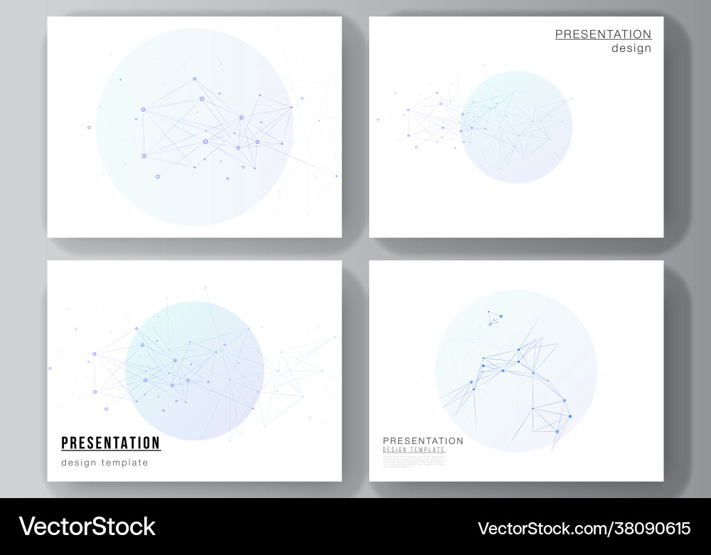 Layout presentation slides design Layout presentation slides design vector image