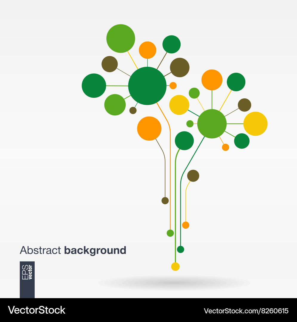 Modern Network Connection Background vector image