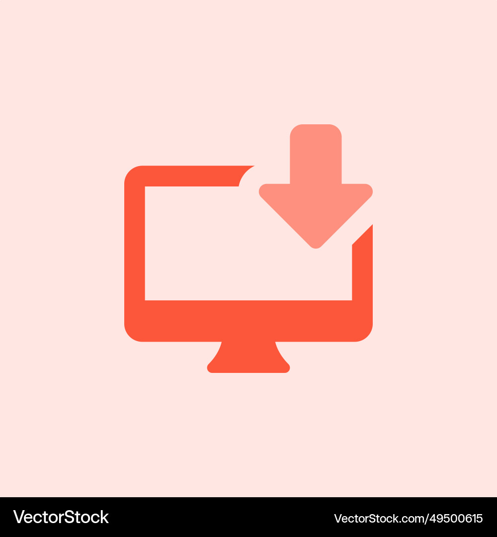 Process of transferring or saving files in system Vector Image