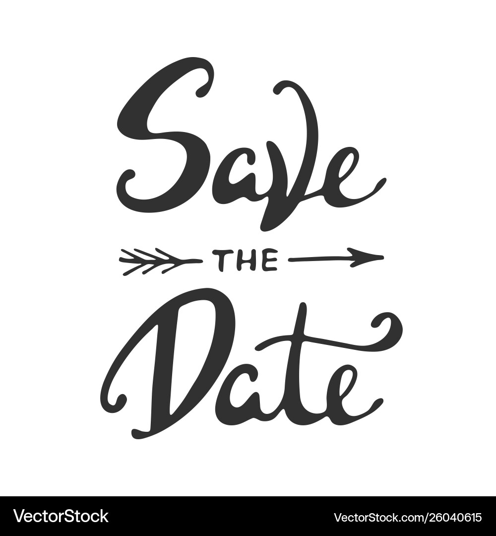 Save date invite card template with modern Save date invite card template with modern Vector Image