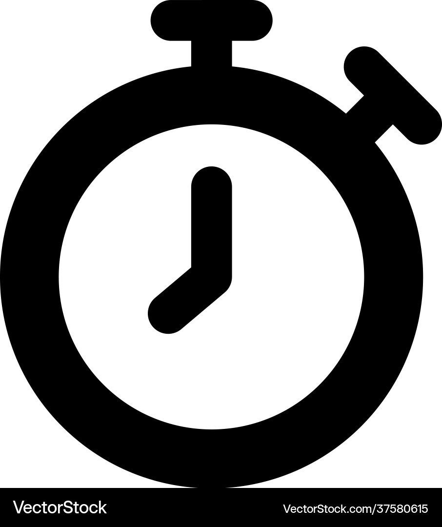 Stopwatch Royalty Free Vector Image - VectorStock