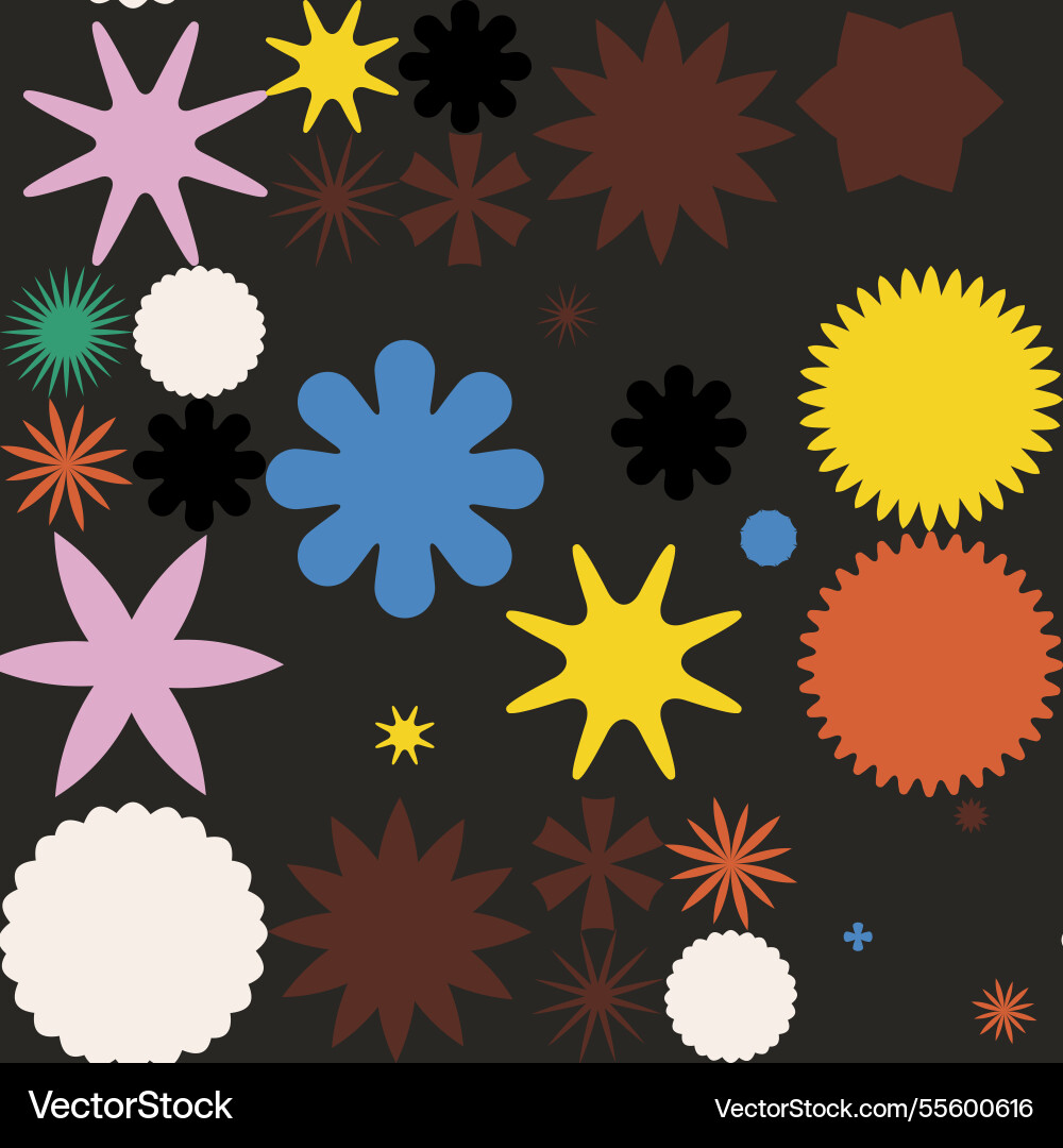 A colorful abstract seamless pattern featuring A colorful abstract seamless pattern featuring vector image