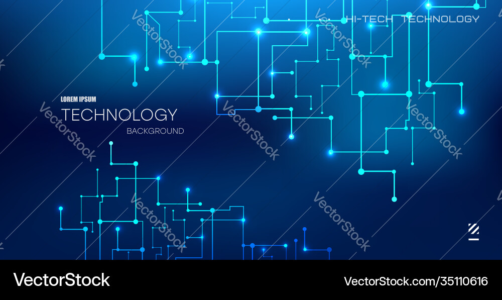 Abstract technology background with various Abstract technology background with various vector image