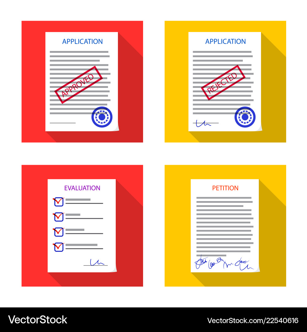 Design of form and document sign set Design of form and document sign set vector image