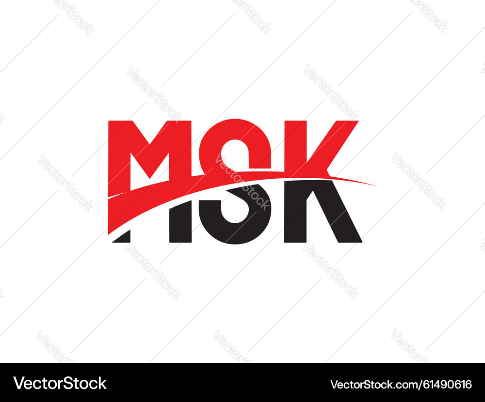☆msk☆ MSK logo. MSK letter. MSK letter logo design. Initials MSK logo