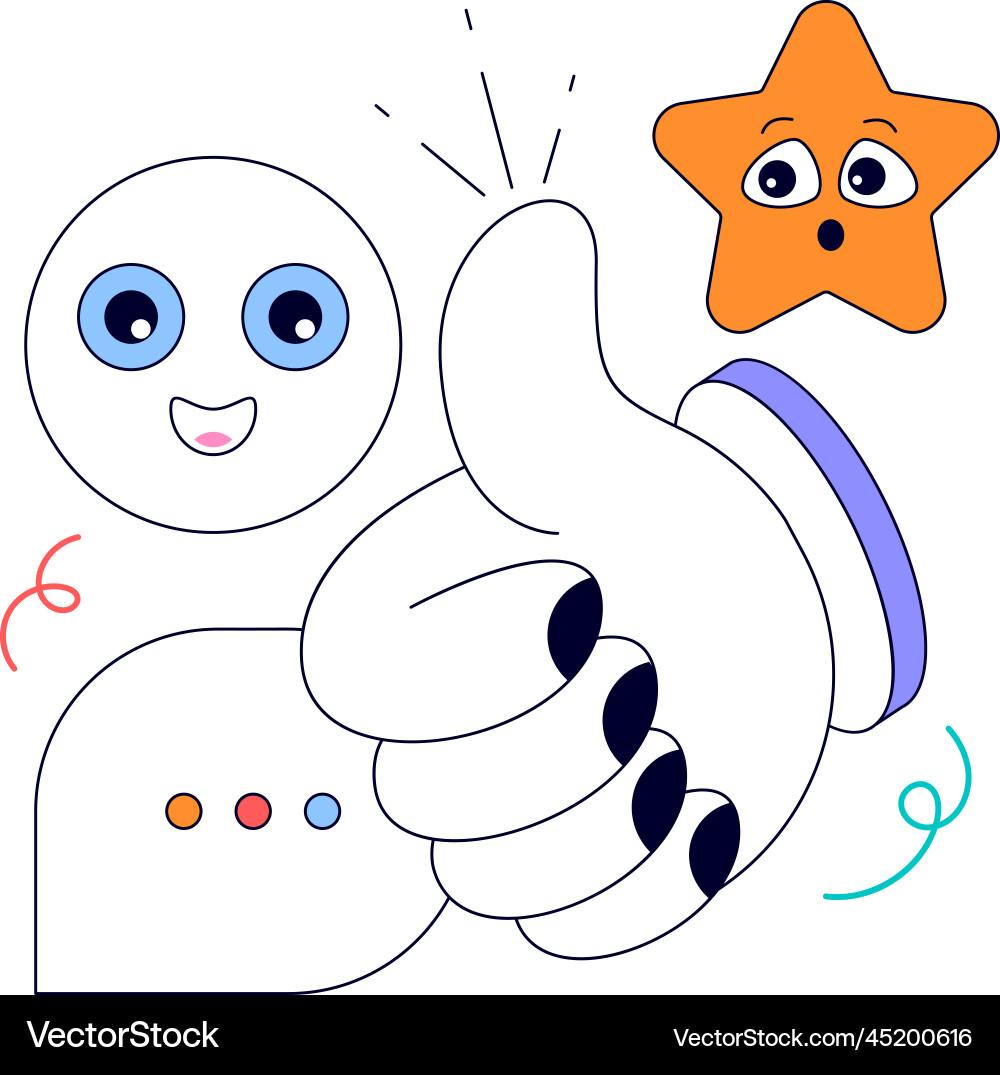 Ready to use animated design of media content vector image