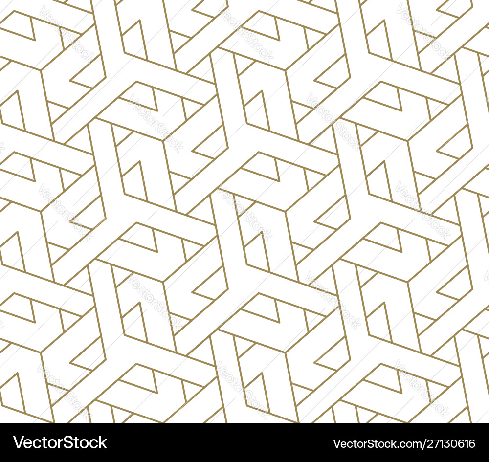 Seamless pattern with abstract geometric line Seamless pattern with abstract geometric line vector image