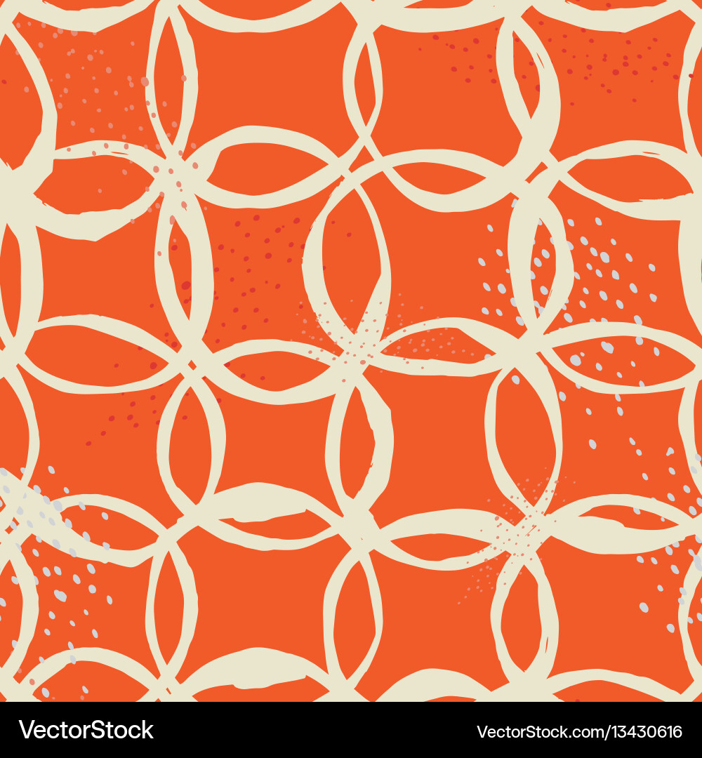 Sketchy Circle Pattern vector image