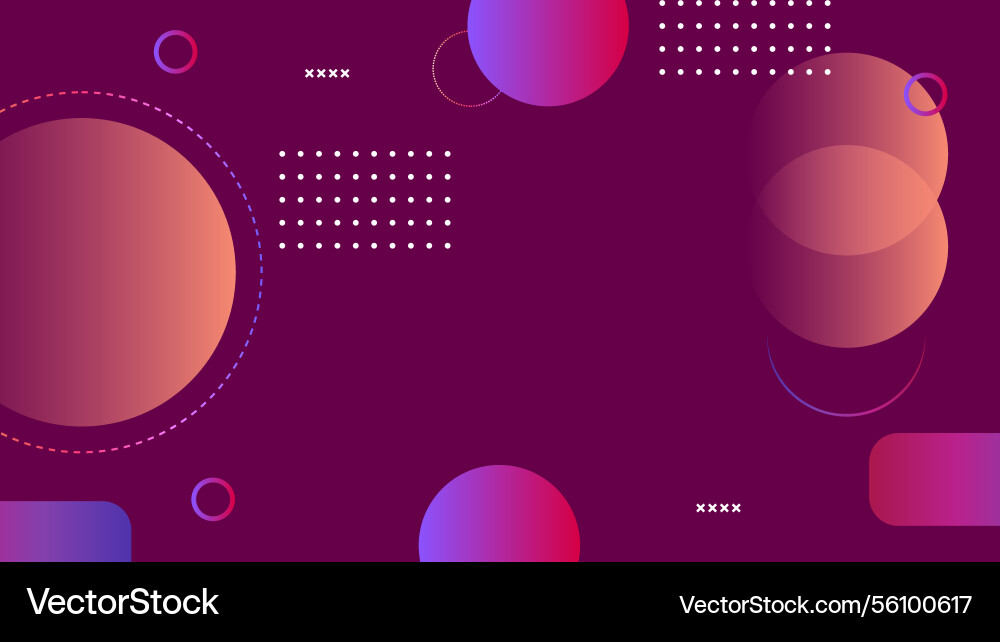 Abstract geometric background with gradient Vector Image