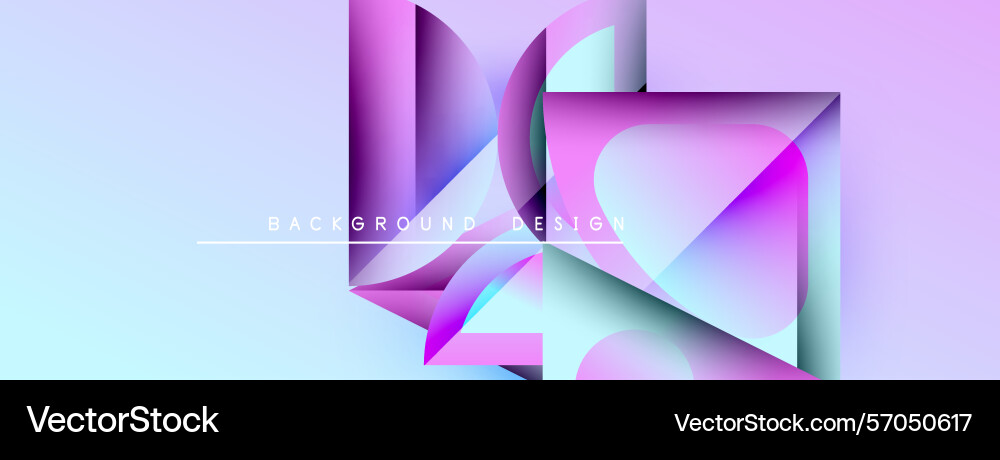 Abstract geometric shapes overlap creating Abstract geometric shapes overlap creating vector image