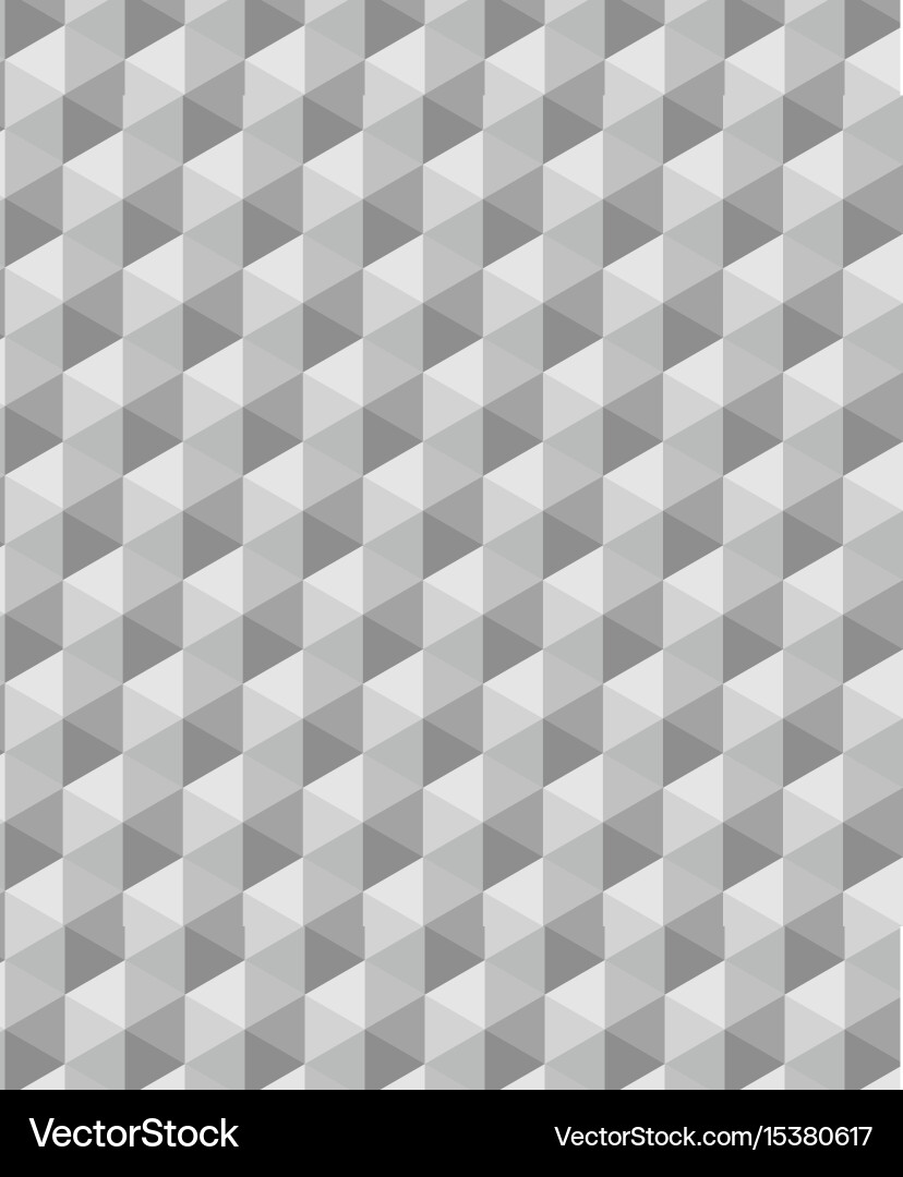 Grey Geometric Triangle Pattern vector image