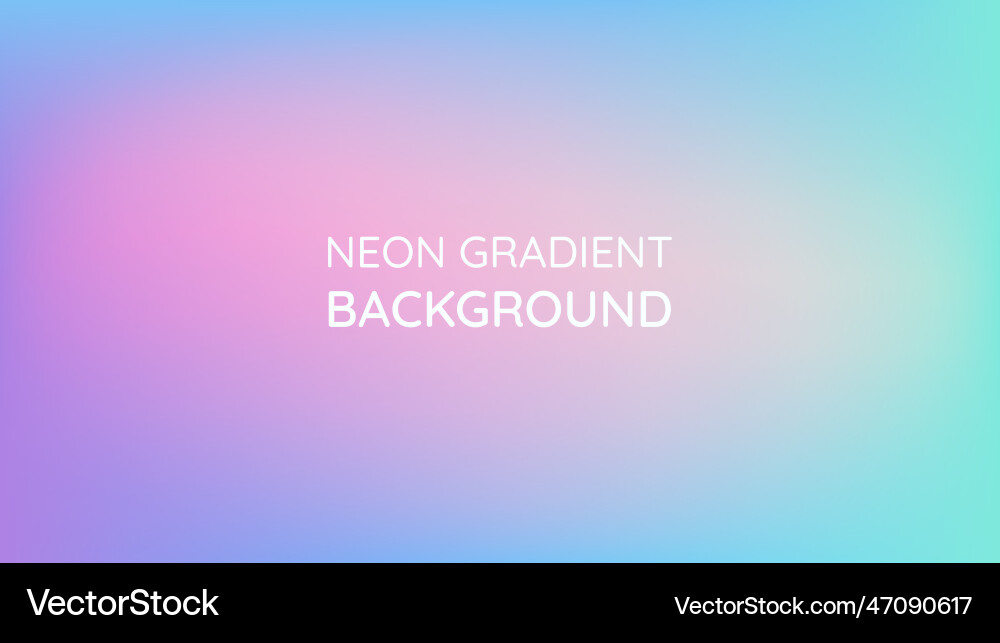 Horizontal abstract blurry gradient background vector image