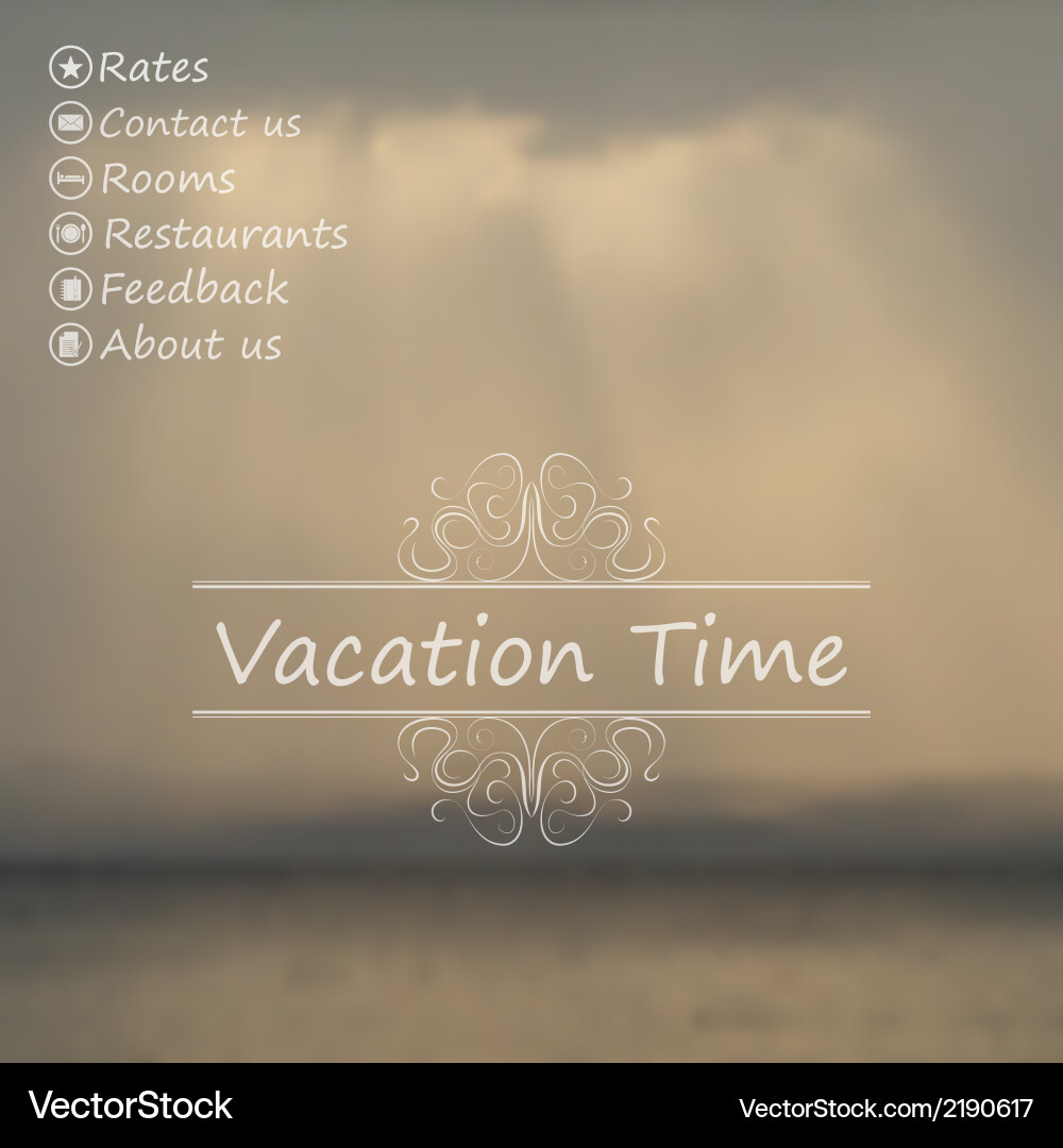 Web and mobile interface template vector image