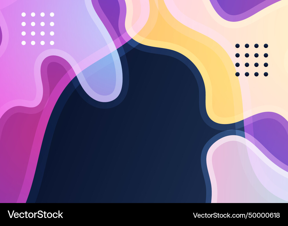Abstract colorful geometric gradient background Vector Image