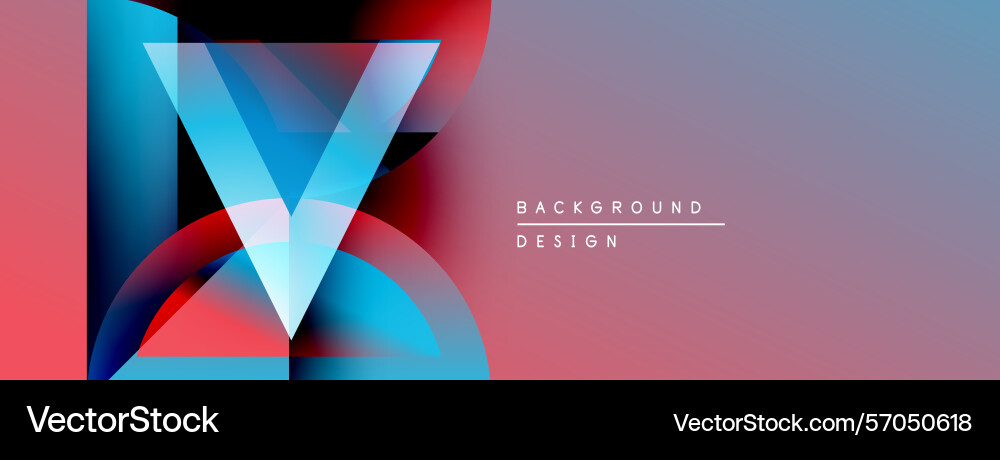 Abstract design features vibrant overlapping Abstract design features vibrant overlapping vector image