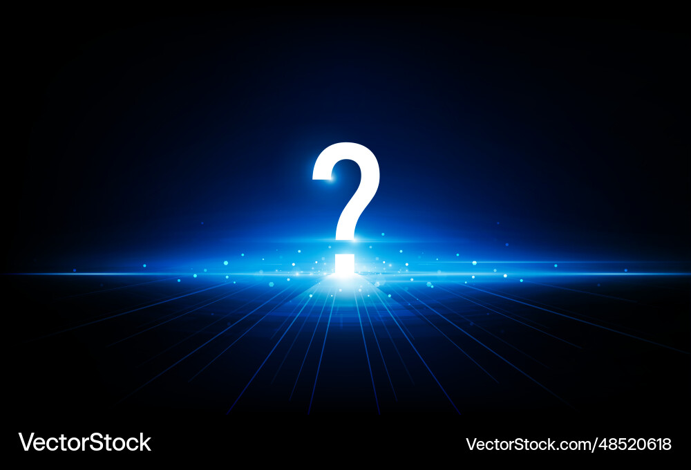 Abstract question mark key door lightning arrow Abstract question mark key door lightning arrow vector image