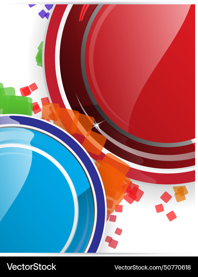 Circle button abstract background Circle button abstract background vector image