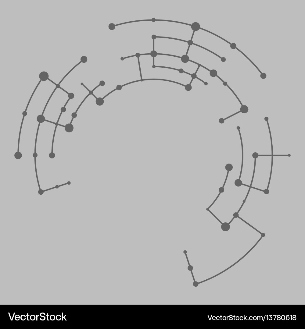 Digital Connection Network vector image