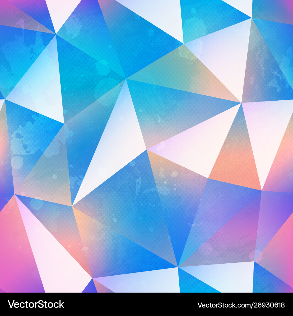 Geometric Triangle Pattern vector image
