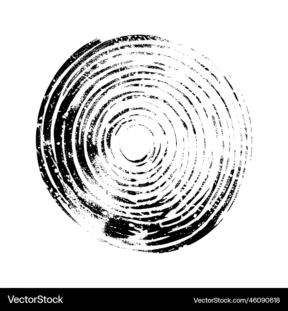 Grunge circle round shape design Grunge circle round shape design vector image
