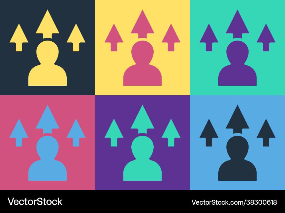 Pop art web design and front end development icon Pop art web design and front end development icon Vector Image