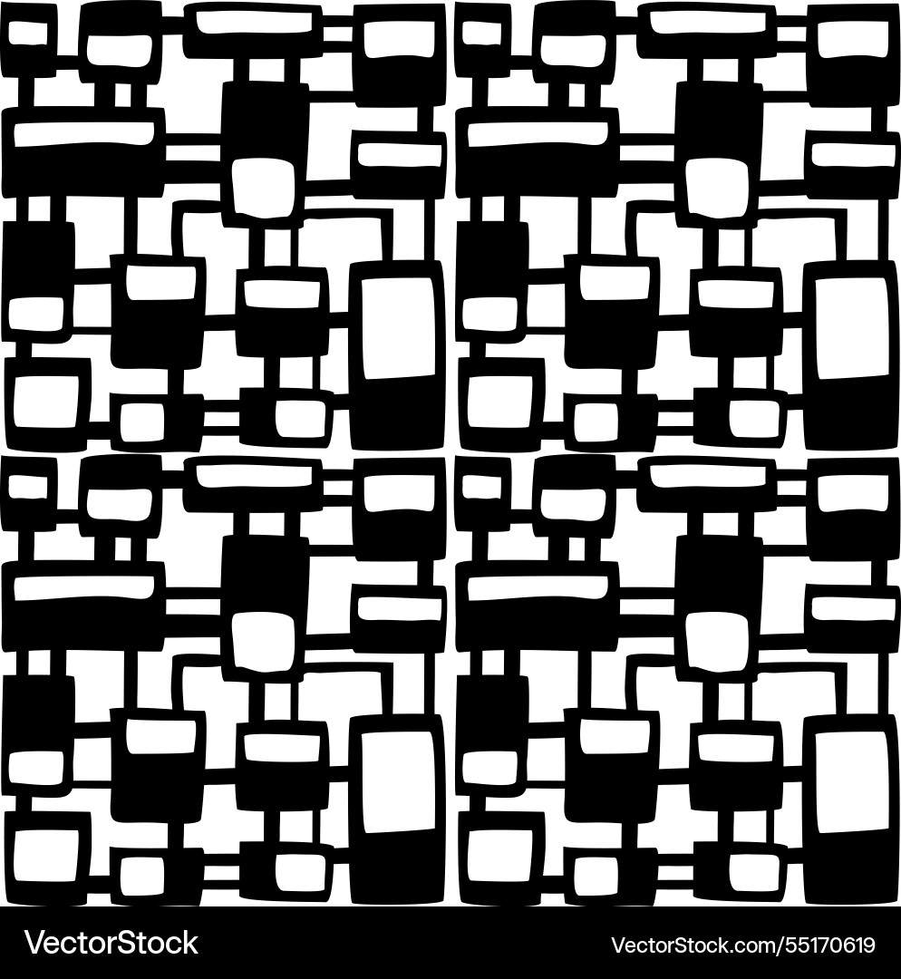 Abstract organic form seamless pattern background Vector Image