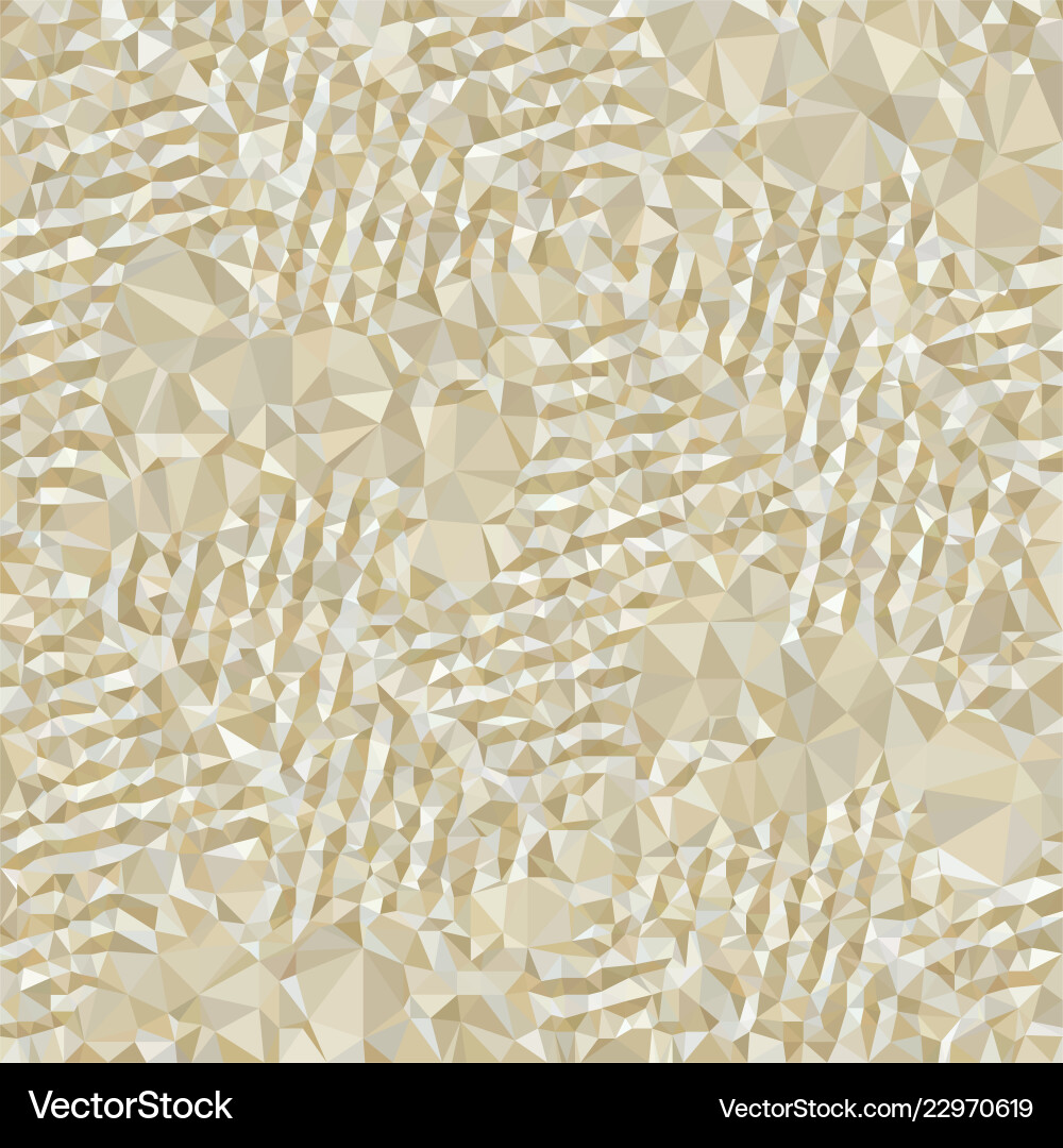 Gold triangular low poly mosaic abstract pattern Gold triangular low poly mosaic abstract pattern vector image