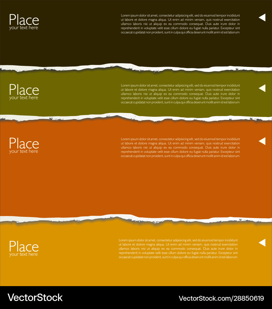 Torn Paper Background - Text Space vector image