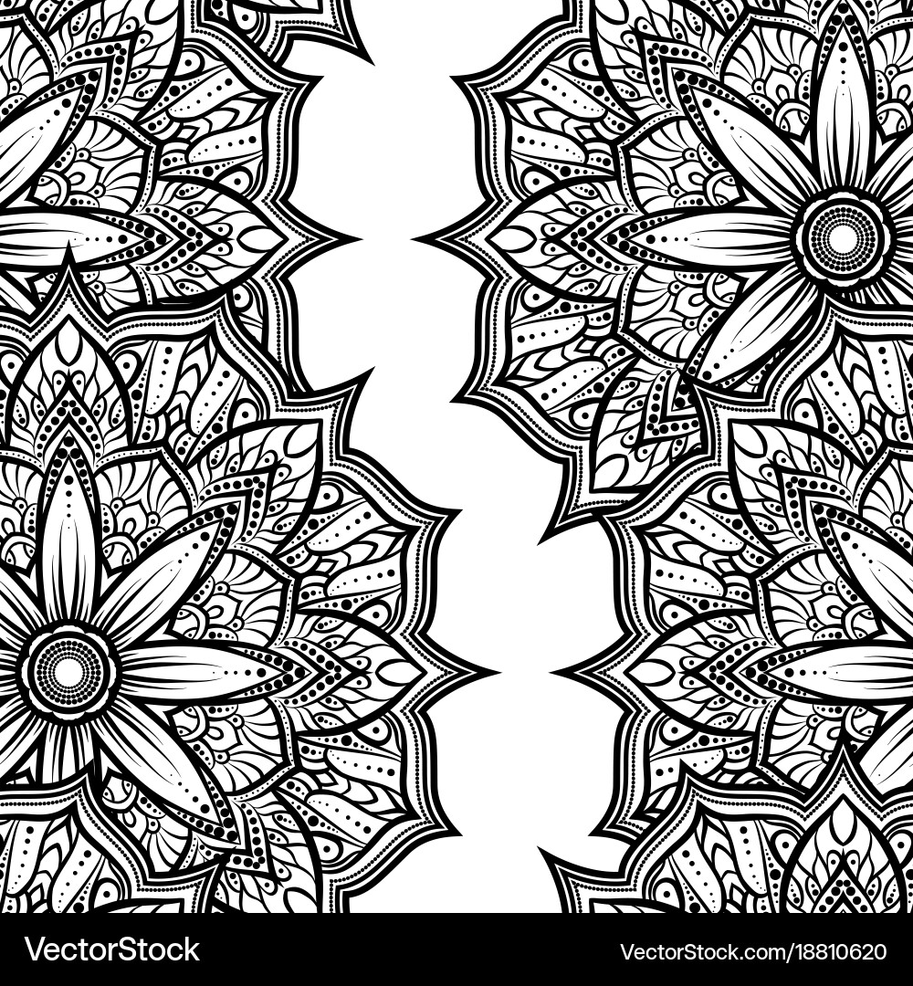 Abstract seamless pattern vector image