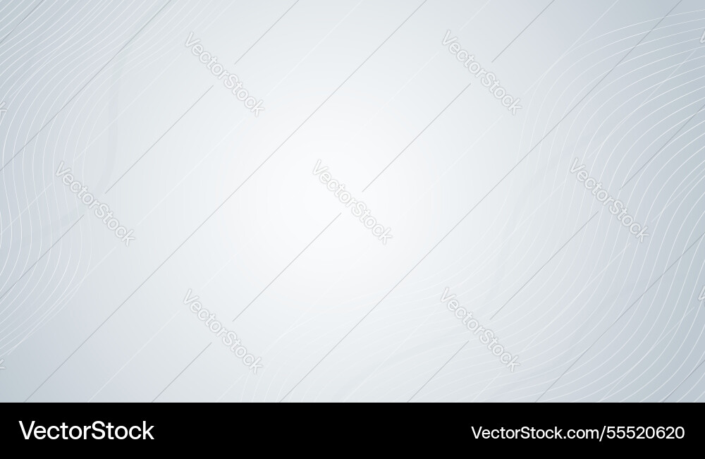 Abstract white background with wave lines curve vector image