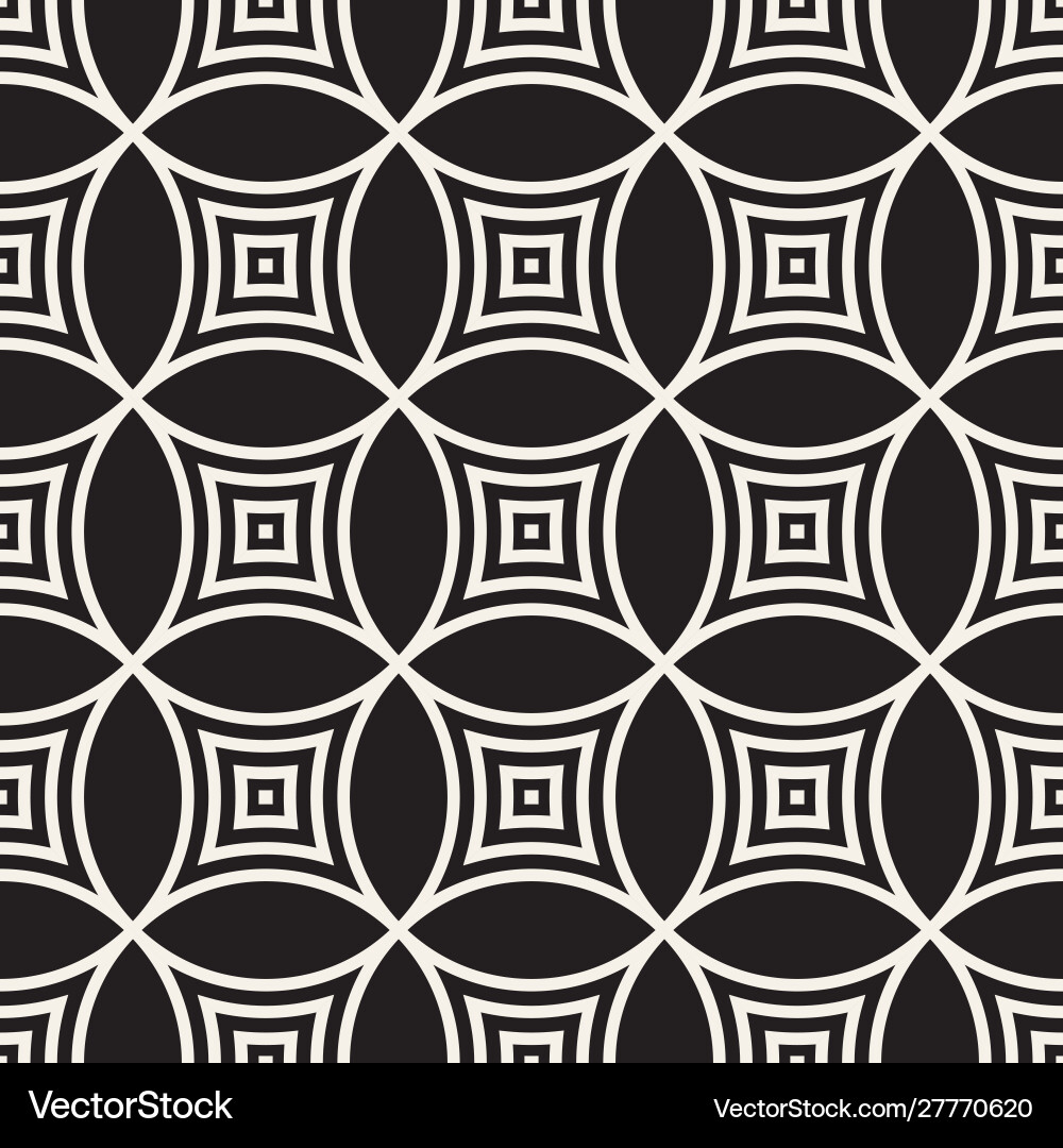 Geometric Lattice Pattern vector image