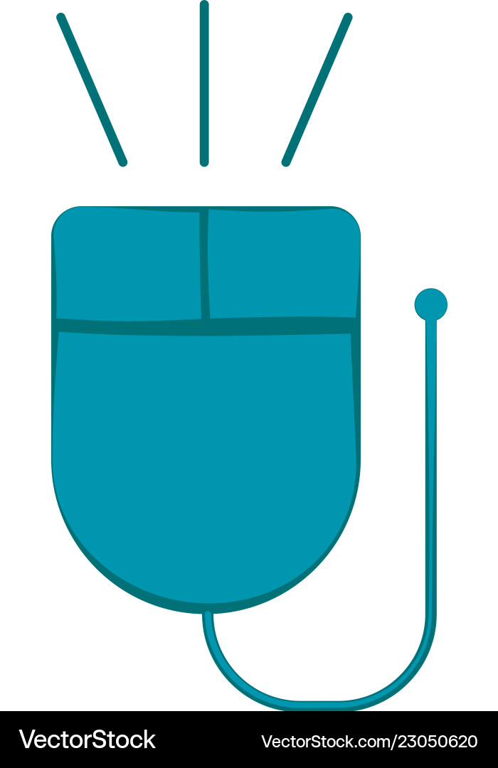 Isolated computer mouse icon Vector Image