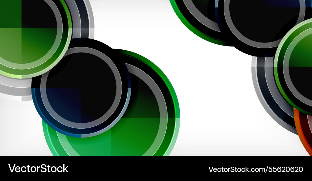 Minimal geometric abstract background circle Vector Image