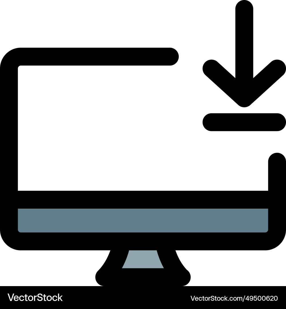 Moving or storing file in local folder Vector Image