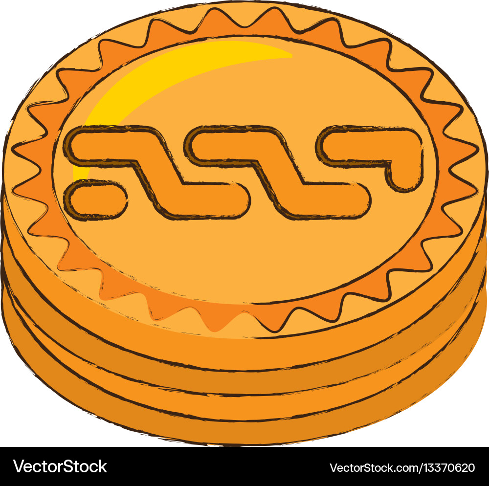 Nxt coin cryptocurrency stack icon – Royalty-Free Vector | VectorStock