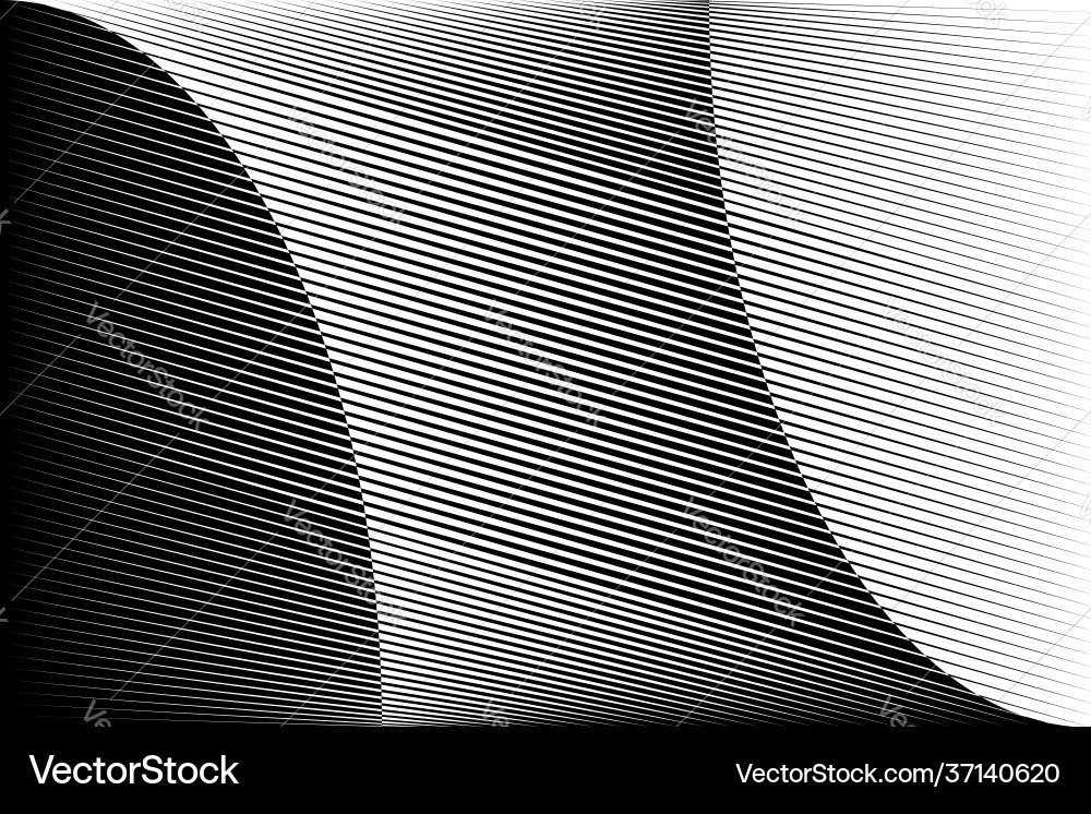 Rgb abstract halftone lines dynamic background Vector Image
