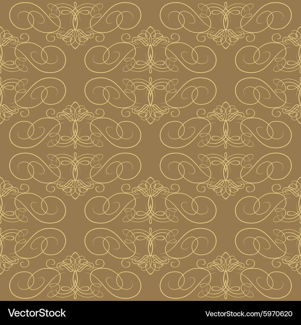 Seamless calligraphic pattern vector image