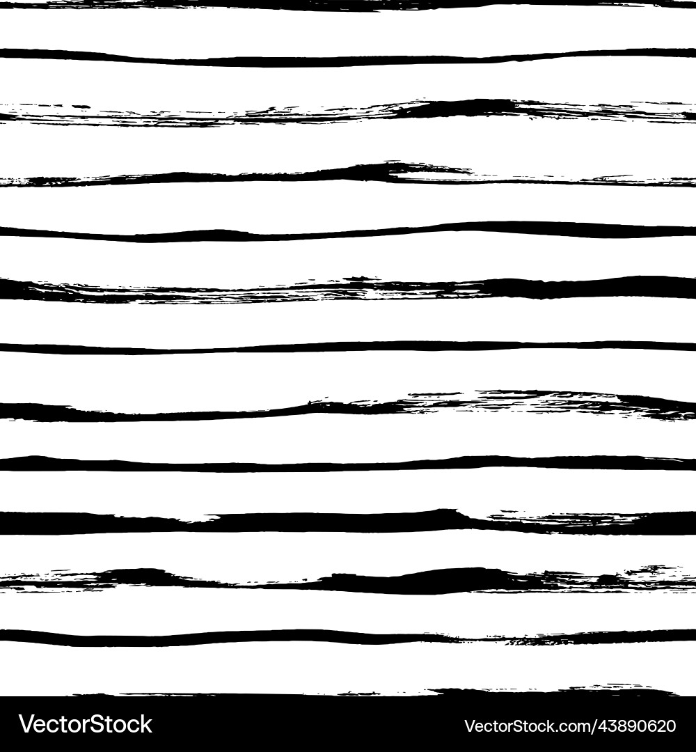 Seamless pattern with thin brush lines vector image