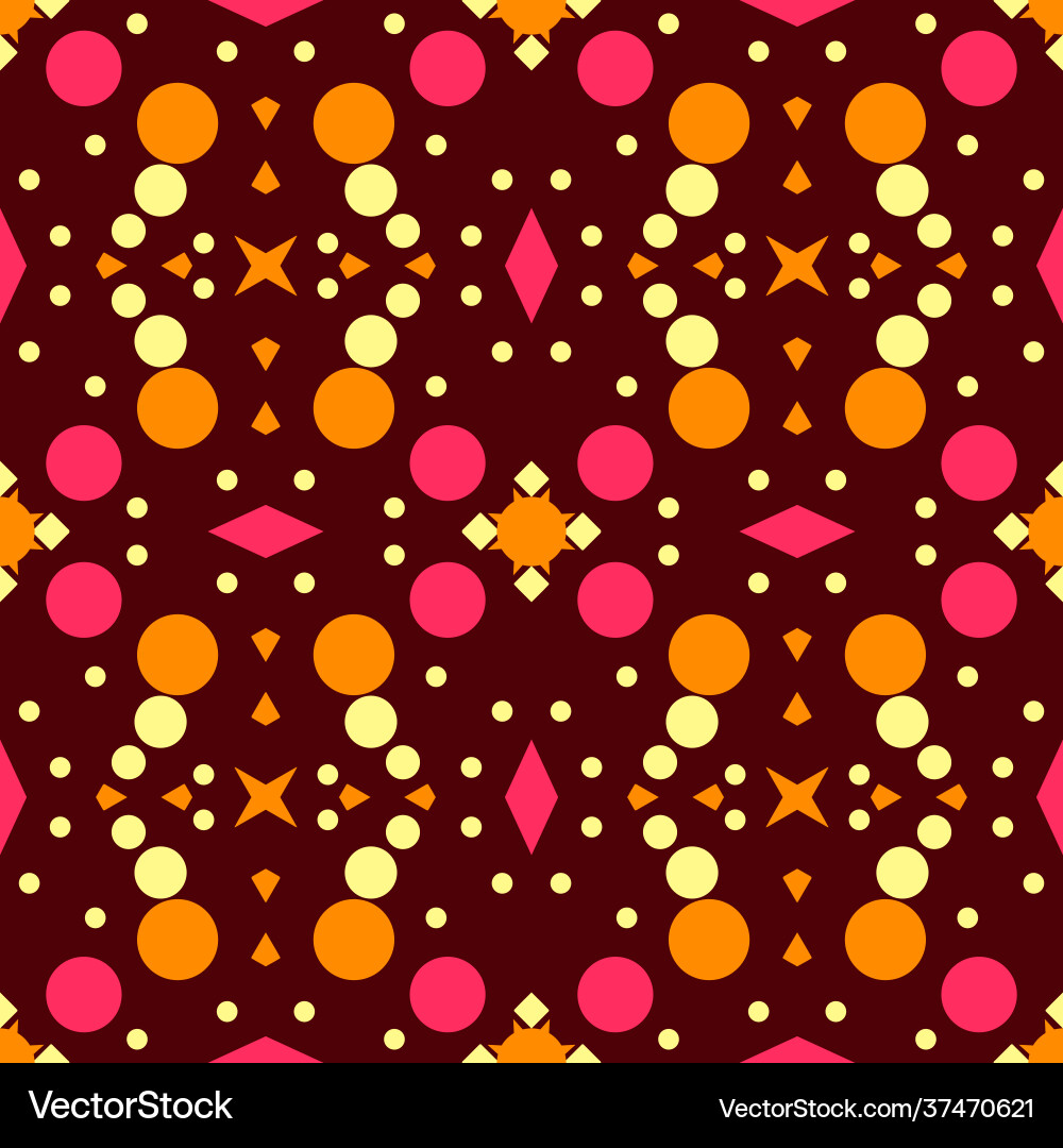 Abstract contrast seamless pattern vector image