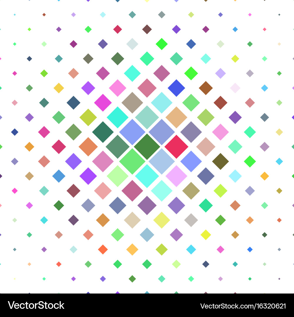 Abstract multicolored square pattern background vector image
