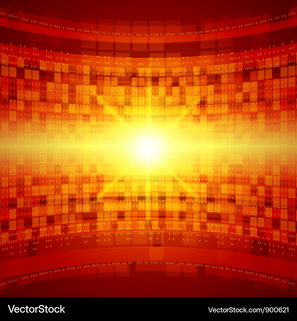 Abstract Technology Grid Background Vector Image