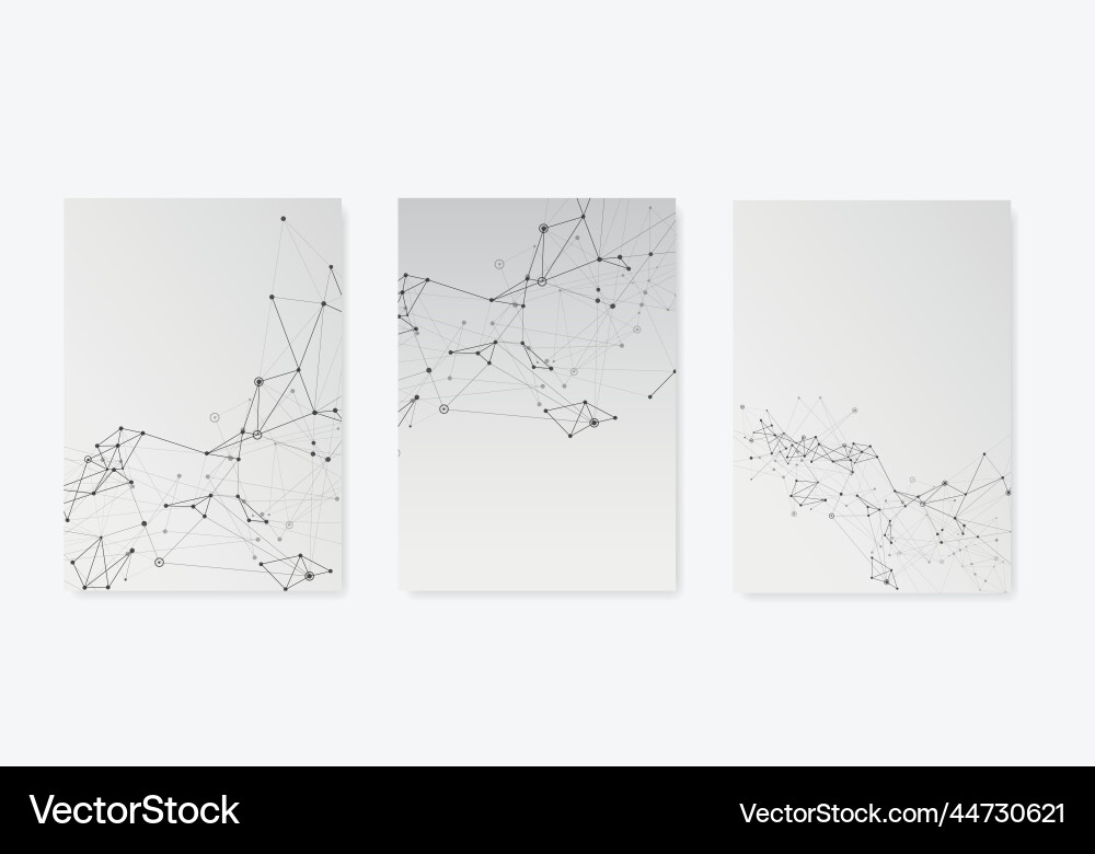 Atom molecule connection abstract geometric Atom molecule connection abstract geometric vector image