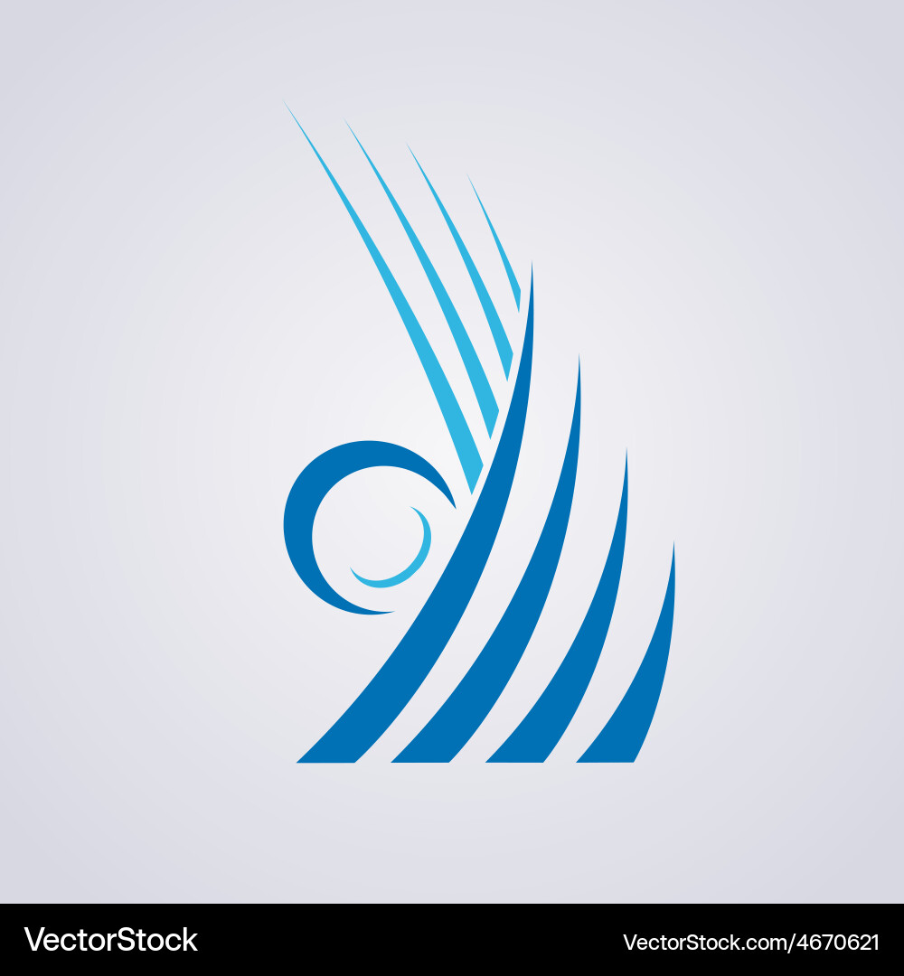 Dynamic Flow Icon Vector Image