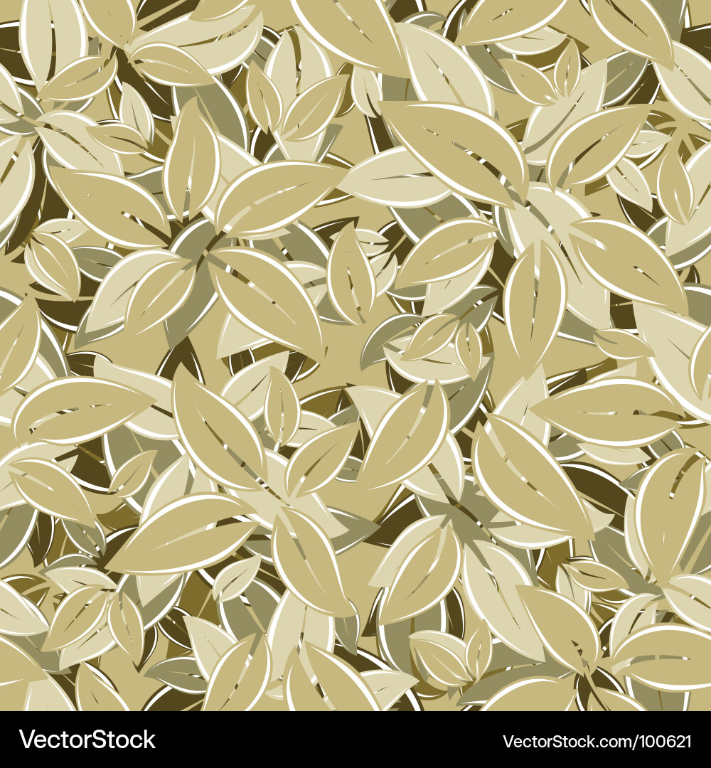Elegant Leaf Pattern vector image
