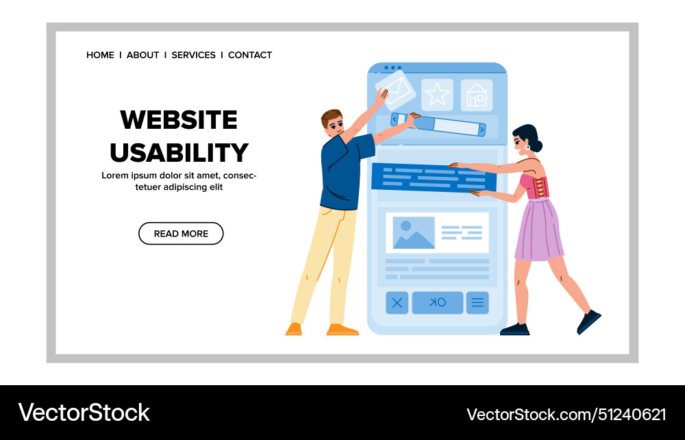 Functionality website usability Functionality website usability Vector Image