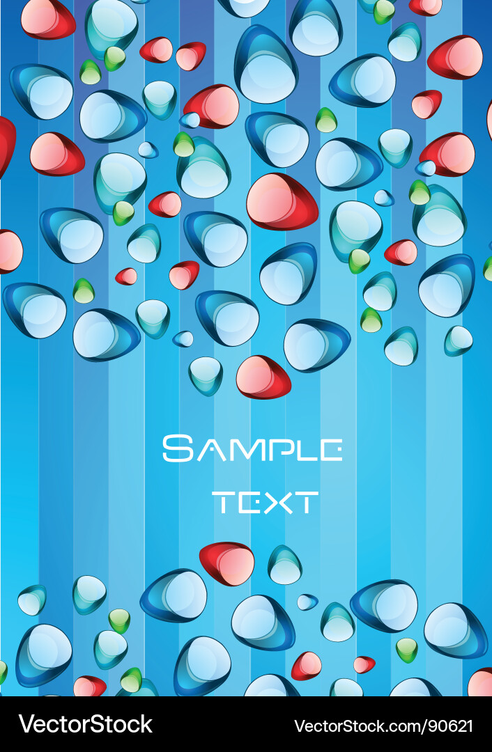 Glossy gems Vector Image