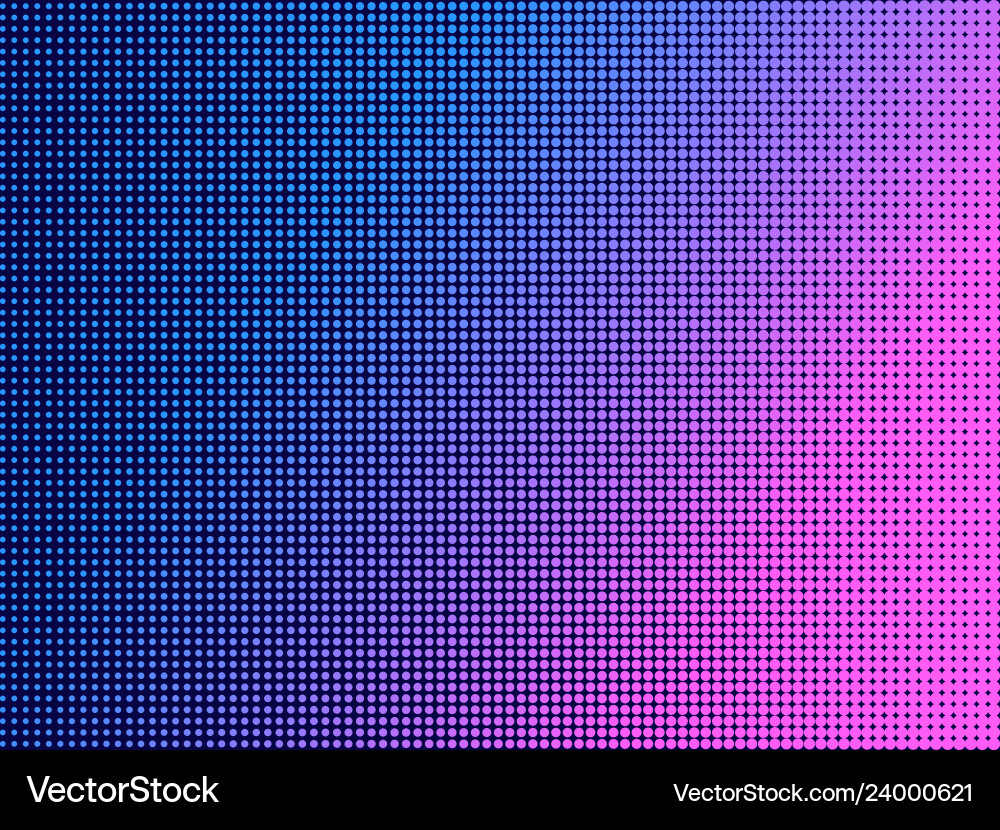 Pop art dots with violet gradient halftone Pop art dots with violet gradient halftone vector image